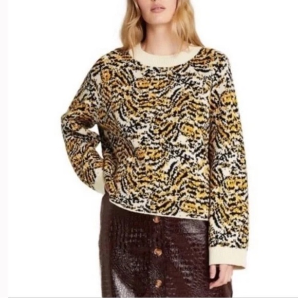 Rachel Come Animal Print Sweater - Picture 2 of 13